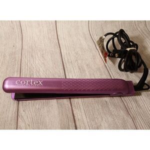 Cortex Platinum 1.25" Ceramic Ionic Hair Straightener Flat Iron Sage Purple